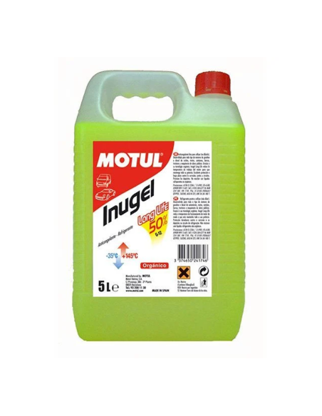 Líquido Refrigerante Motul Inugel Long Life 5L
