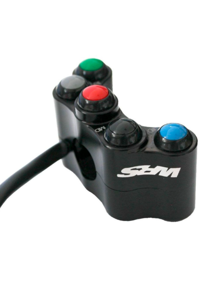 WRS BOTONERA IZQUIERDA STREET 7 BOTONES APRILIA RSV4 / RR / FACTORY 2009-2016