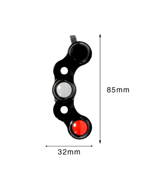 BOTONERA DERECHA WRS 3 BOTONES APRILIA RSV4 / R / RR / RF 2009-2020