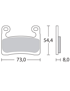 copy of Bremsbeläge BREMBO SC 07BB37SC 2