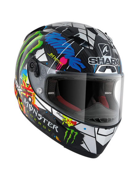 copy of HELM SHARK RACE-R PRO CARBON REPLIK LORENZO 2019 CARBON / BLAU / ROT