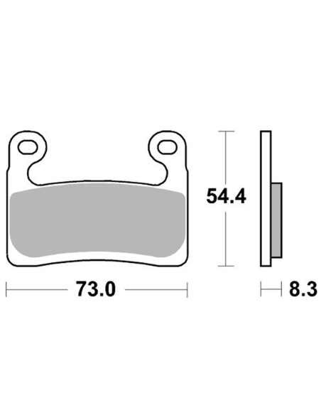 copy of Bremsbeläge SBS P839-DC DUAL CARBON