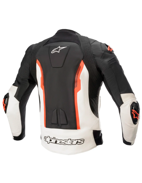 CHAQUETA ALPINESTARS MISSILE V2 BLACK / WHITE / RED FLUO