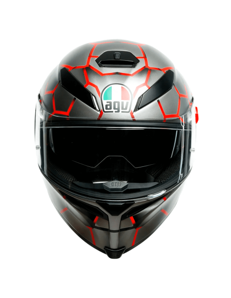 CASCO AGV K-5 S PINLOCK MAXVISION VULCANUM RED