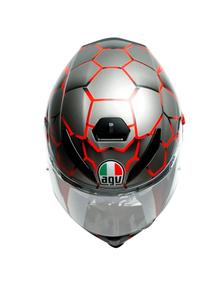 CASCO AGV K-5 S PINLOCK MAXVISION VULCANUM RED