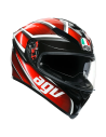 CASCO AGV K-5 S PINLOCK MAXVISION TEMPEST BLACK / RED