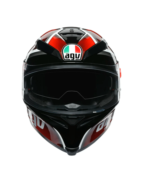 CASCO AGV K-5 S PINLOCK MAXVISION TEMPEST BLACK / RED