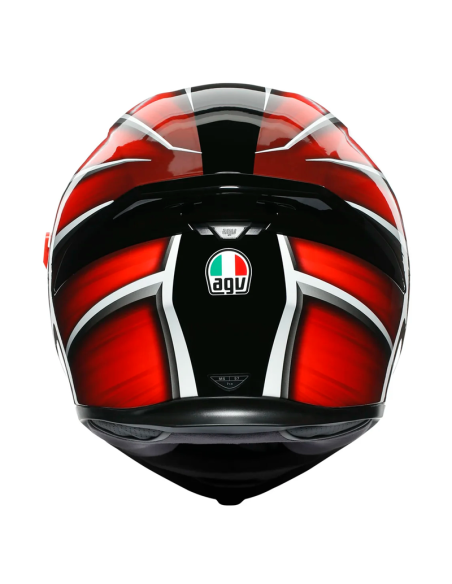 CASCO AGV K-5 S PINLOCK MAXVISION TEMPEST BLACK / RED
