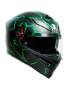 CASCO AGV K-5 S PINLOCK MAXVISION VULCANUM GREEN