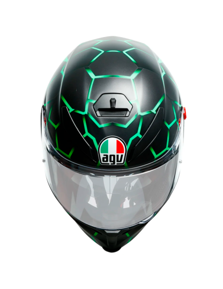 CASCO AGV K-5 S PINLOCK MAXVISION VULCANUM GREEN