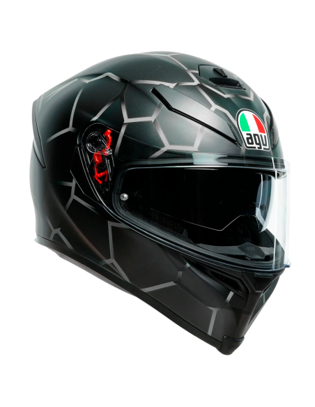 CASCO AGV K-5 S PINLOCK MAXVISION VULCANUM GREY