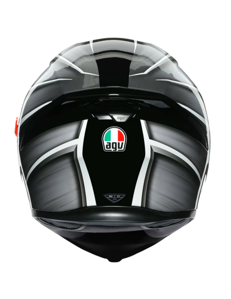 CASCO AGV K-5 S PINLOCK MAXVISION TEMPEST BLACK / SILVER