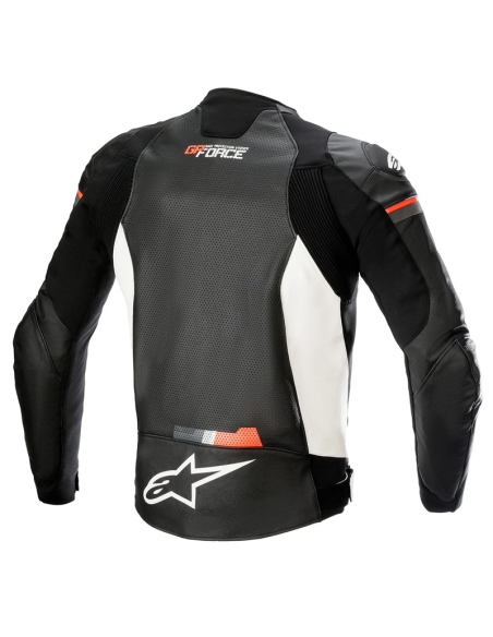 CHAQUETA ALPINESTARS GP FORCE AIRFLOW BLACK / WHITE / RED FLUO