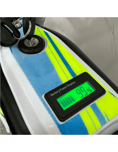 MINICROSS ELECTRICA E-SX 2000W IMR 14/12 AZUL Y AMARILLO FLUOR