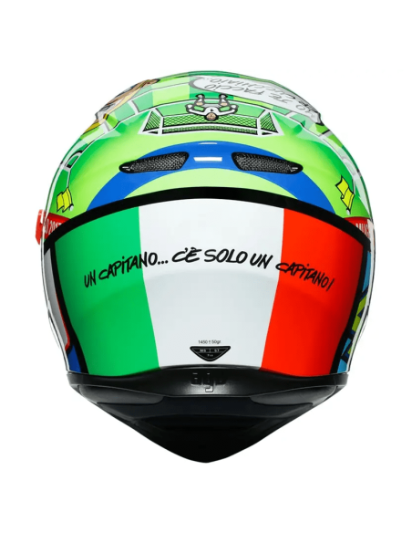 CASCO AGV K-3 SV PINLOCK MAXVISION ROSSI MUGELLO 2017