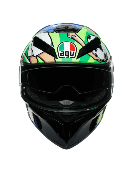 CASCO AGV K-3 SV PINLOCK MAXVISION ROSSI MUGELLO 2017