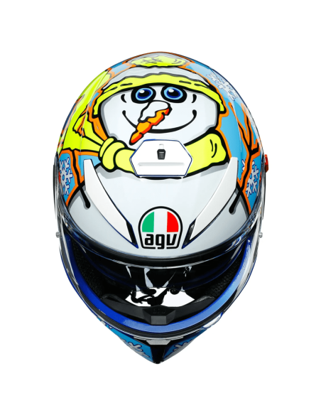 CASCO AGV K-3 SV PINLOCK MAXVISION ROSSI WINTER TEST 2016