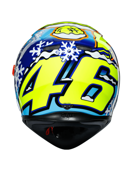 CASCO AGV K-3 SV PINLOCK MAXVISION ROSSI WINTER TEST 2016