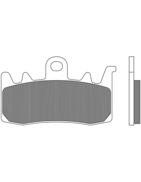 BREMBO Pastillas de freno RC 07BB38RC