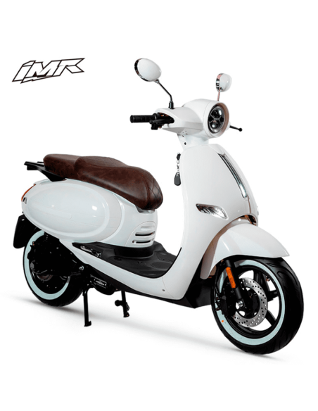 SCOOTER ELECTRICO EC6 IMR BLANCO (1 BATERIA)