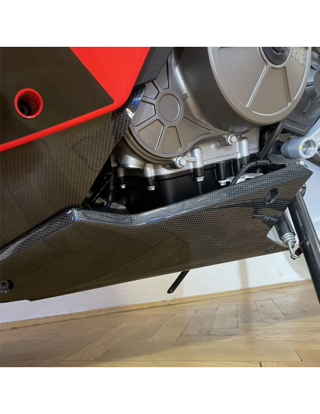 CARBON 2 RACE QUILLA APRILIA RS660 - Belly Pan