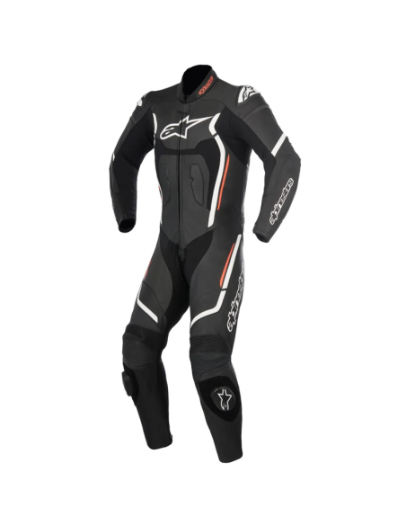 MONO ALPINESTARS MOTEGI V2 PROFESSIONAL BLACK / WHITE / RED FLUO