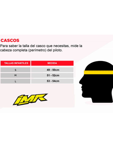 CASCO NIÑO IMR MX AZUL GAMA EVOLUTION