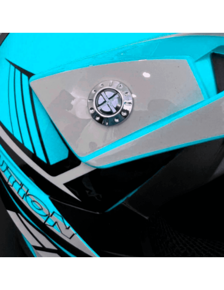 CASCO NIÑO IMR MX AZUL GAMA EVOLUTION