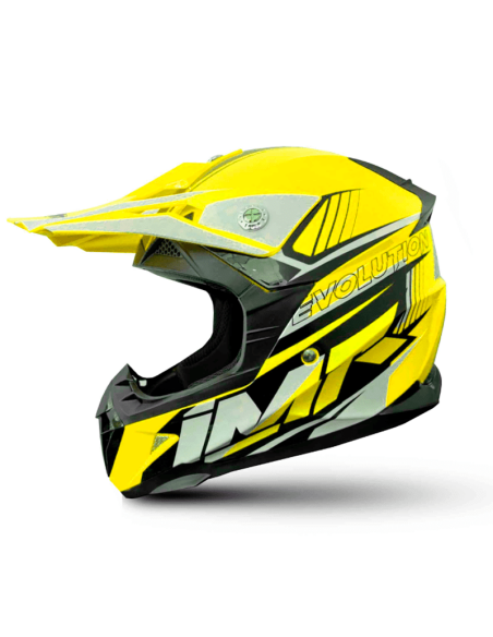 CASCO NIÑO IMR MX AMARILLO FLUOR GAMA EVOLUTION