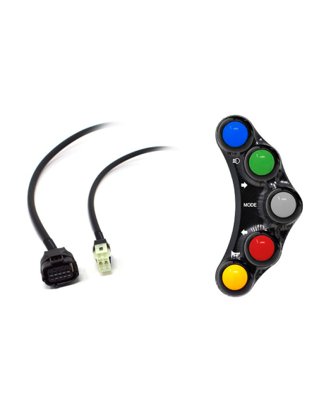 Piña Izquierda Carretera/Calle 5 botones Jetprime YAMAHA YZF-R1 / M 2020-2022 JP PLS 033