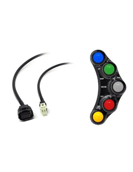 Piña Izquierda Racing 5 botones Jetprime YAMAHA YZF-R1 / M 2020-2022 REF PLSR 033