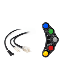 Jetprime Piña Izquierda Caretera / Calle 5 botones Jetprime KAWASAKI NINJA 400 2018-2021