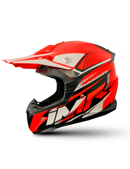 CASCO NIÑO IMR MX ROJO GAMA EVOLUTION
