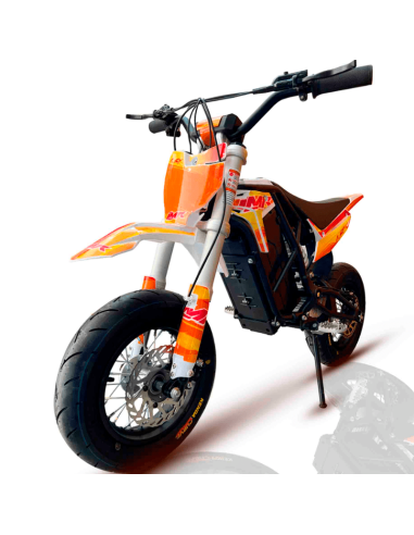 ELEKTRISCHES MINI-MOTORRAD E-SX 2000W 12/12 FLUOR ORANGE IMR MOTARD
