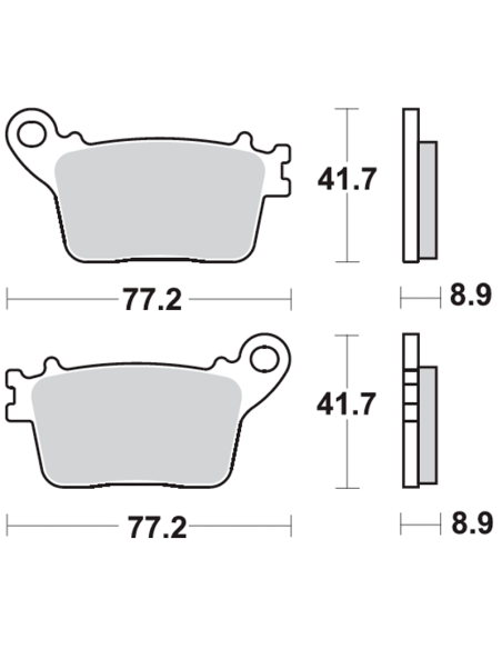 copy of Pastilla de freno SBS P730-RQ Trasera