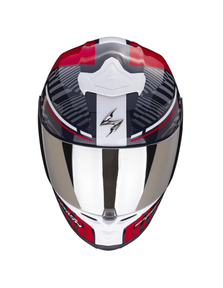 CASCO SCORPION EXO-R1 EVO AIR VICTORY RED / BLUE / YELLOW