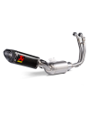 AKRAPOVIC ESCAPE COMPLETO DE CARBONO APRILIA RS 660 2021-2022 HONOLOGADO