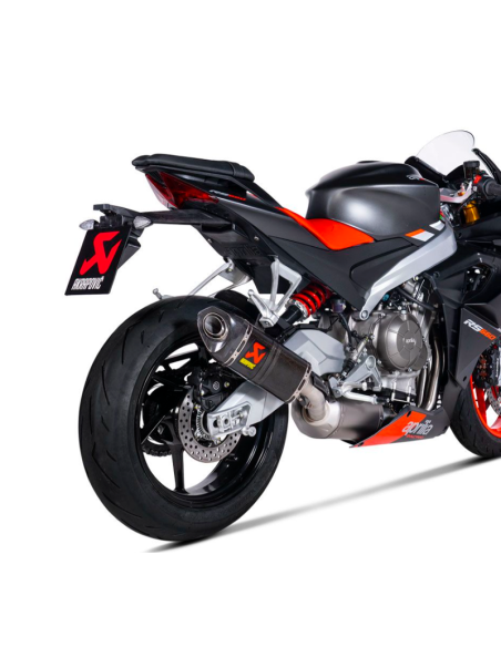 AKRAPOVIC ESCAPE COMPLETO DE CARBONO APRILIA RS 660 2021-2022 HONOLOGADO