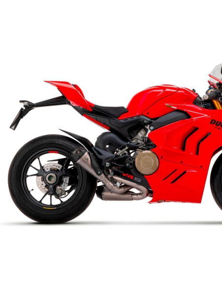 SILENCIADORES RACING WORKS ARROW ACERO INOXIDABLE TITANIO DUCATI PANIGALE V4 2018-2022