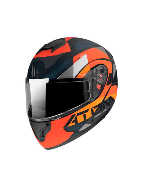 HELMET MT FU401 SV ATOM SV W17 A4 MATT ORANGE