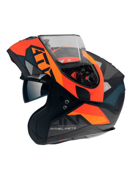 HELMET MT FU401 SV ATOM SV W17 A4 MATT ORANGE