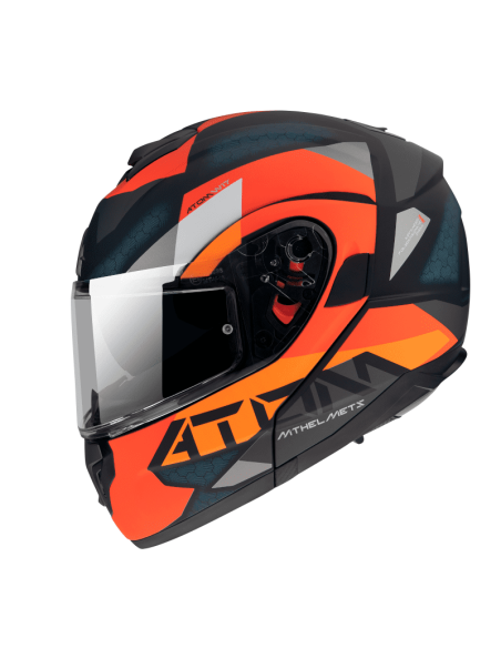 HELMET MT FU401 SV ATOM SV W17 A4 MATT ORANGE