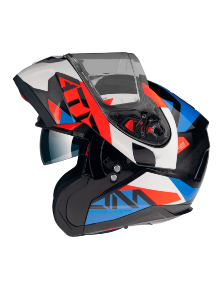 HELMET MT FU401SV ATOM SV W17 A7 GLOSS PEARL BLUE