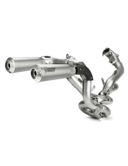 MIVV ESCAPE COMPLETO ALTO X-M1 TITANIO DUCATI PANIGALE V2 2020-2022 REF: X.DU.0004.SC4T