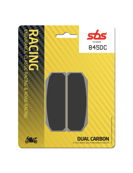 SBS Pastillas de freno P845-DC DUAL CARBON REF: P845-DC