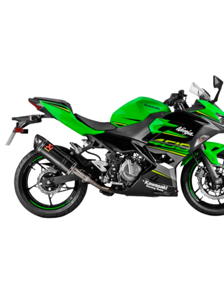SILENCIADOR AKRAPOVIC EN CARBONO KAWASAKI NINJA 400 2018-2023