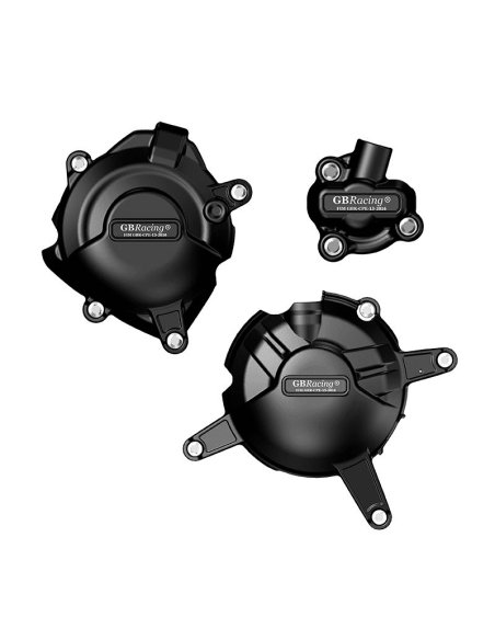 GB RACING Kit tapas de motor homologadas para YAMAHA YZF-R3 2015-2018 / MT-03. EC-R3-2015-SET-GBR