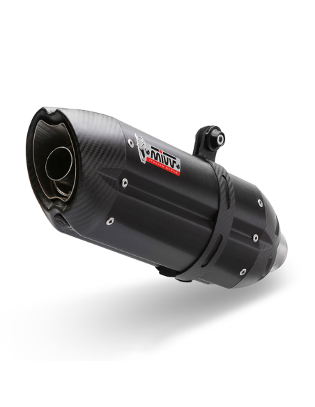SILENCIADOR MIVV ACERO INOXIDABLE NEGRO YAMAHA YZF-R6 2017-2023