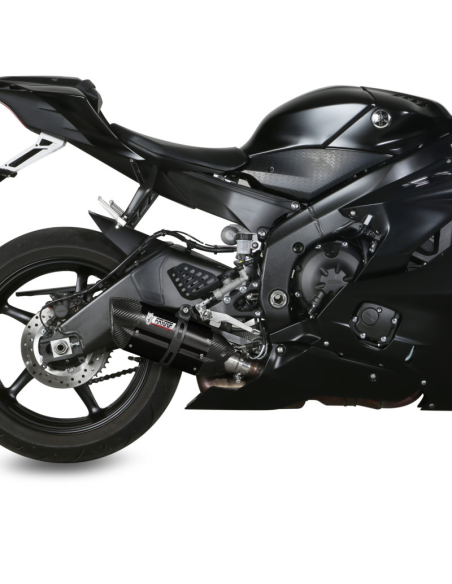 SILENCIADOR MIVV ACERO INOXIDABLE NEGRO YAMAHA YZF-R6 2017-2023