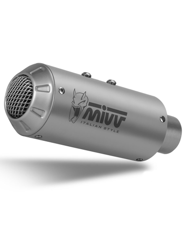 SILENCIADOR DE ACERO INOXIDABLE MIVV MK3 YAMAHA YZF 600 R6 2017-2020 REF Y.063.LM3X